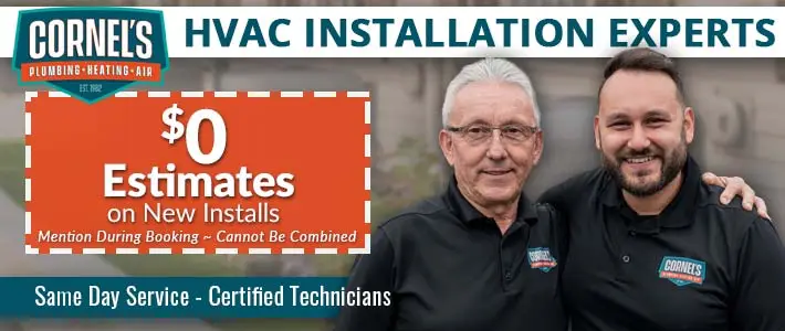 portland HVAC Install Cornel's Plumbing, Heating & Air